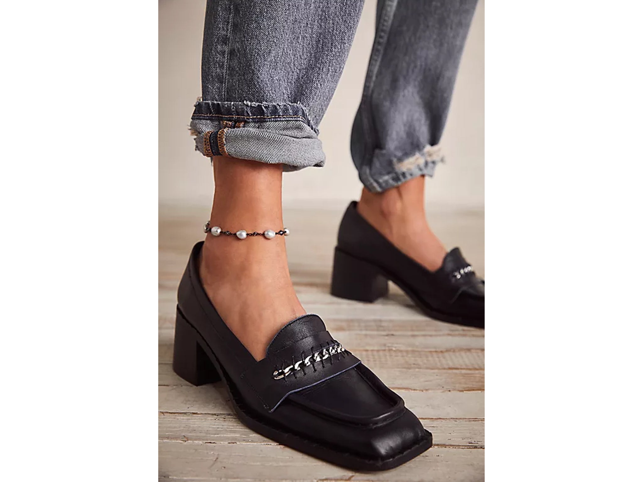 Block heel loafers outlet uk